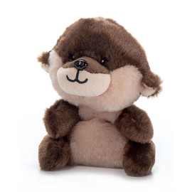 The Petting Zoo River Otter Stuffed Animal Plushie, Gifts for Kids, Nuggetz Wildlife Animals, Otter Plush Toy 6 Inches
