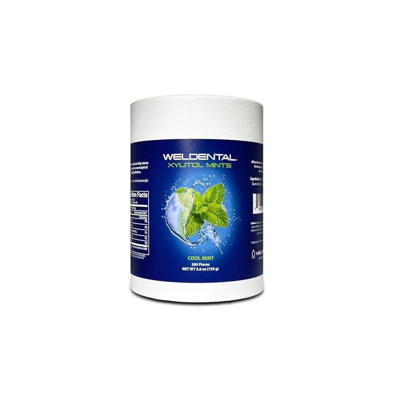 Weldental Xylitol Mints in Plastic-free Packaging, 300 Count