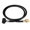 BLUEFIRE 8FT High-Pressure Propane Tank Adapter Hose,1lb to 20lb,QCC1/Type