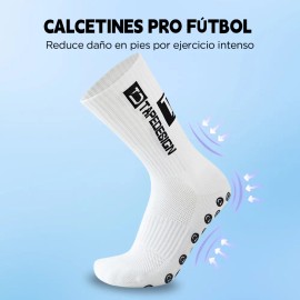 16 Par Calcetin Media Deportivos Fútbol Antideslizantes