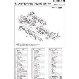 Genuine Part 17 Scorpion DC 100HG Spool Set Part No 13GTK
