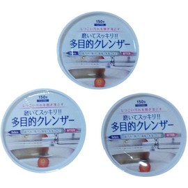 [Set of 3] Polishing and Cleaning, Multipurpose Cleanser, Oil Stains, Burns, Descent, Rust, 5.3 oz (150 g) x 3 Packs