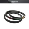 Othmro A-1321/A52 V-Belt Inner Belt 52" Industrial Rubber Transmission Belt