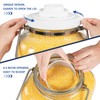 5 Gallon Square Fermentation Jar with Wide Mouth, Stainless Handles,