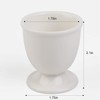 Ceramic Egg Cups Set of 2 for Soft Hard Boiled