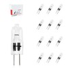 FENDITEK G4 12V 10W Halogen Light Bulbs with G4 Bi-pin