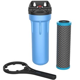 Pentair Pentek LR-1500 Lead Filtration System, 10" Under Sink High-Flow Lead Reduction Drinking Water System, Includes 10" Standard housing with mounting Bracket Cap, LR-FB10 Cartridge and Wrench