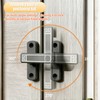 90/180 Degree Adjustable Barn Door Latch,Small Slide Door Lock Adjustable