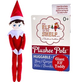 The Elf on the Shelf Plushee Pal Huggables : 27-Inch Premium Plush | Large Cuddly Boy Elf Teddy | Giant Plush Soft Toy Teddies from