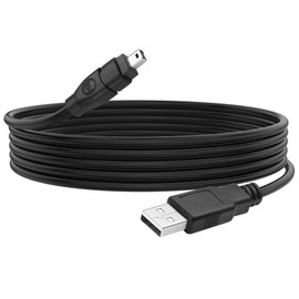 YAODHAOD USB to Firewire Cable Compatible with Sony DCR-TRV75E DV Camera Firewire IEEE 1394 4Pin Male to USB A Male iLink Adapter Converter Cable-6ft (USB A to 4 Pin 1394)