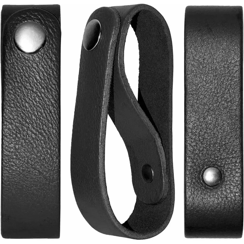 Bullwhipsquadron 3xLeather Whip Holster Belt Loop Bull Whip Holder Holster