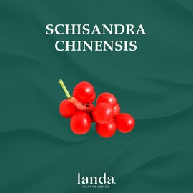 Landa Adaptogenos LANDA | Extracto de Schisandra Chinensis Orgánico 100g | Antioxidante Natural para Apoyo Hepático | Salud Cardiovascular | Protección Celular | 100% Orgánico | Libre de Aditivos