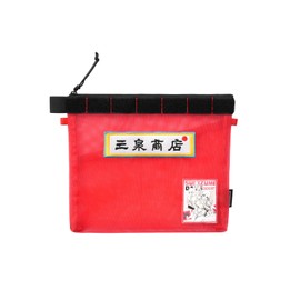 TACTICAL_GEEK Storage A11 & Sunizumi Shoten Collaborative EDC Organizer Pouch: Manga-Style Semi-Transparent Mesh Bag for Digital Tool Organization