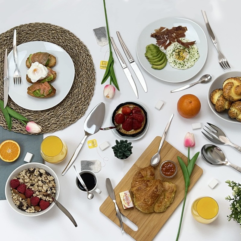 LOU LAGUIOLE - Set di 6 forchette da torta -