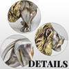 MOTIAHOOM Lion Figurine, Roaring Animal Statue, Silver Gold