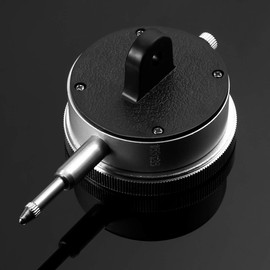 UEETEK Mechanical Dial Indicator Probe Display Dial Test Measuring Range 0-10 mm Dial Test Indicator (Silver)