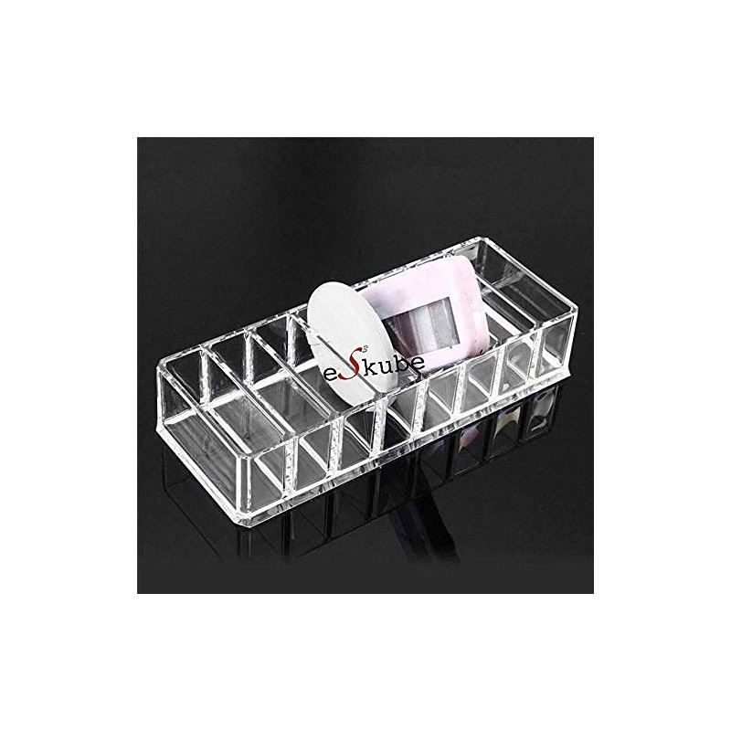eS³kube 8 Slots ACRYLIC Compact Holder Powder Eye Shadow Blush