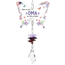 KAAYEE Grandma Gift, Crystal Sun Catcher, Meaningful Gifts for Grandma for Christmas, Birthday, Mother's Day, Birthday Gift, Mother's Day Gift for Grandma from Grandson