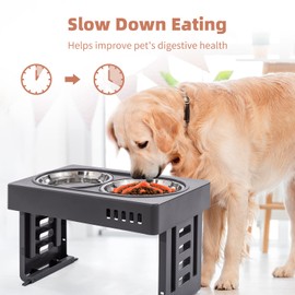 Jaoul Slow Feeder Dog Bowls Insert, Puzzle Slow Feeder with Octopus Suction Cups for Small Medium Large Size Dog Bowls (Medium(4.72 inch), Orange)