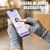EYNSHOO 2 Pares de Guantes para Sol de Seda Helada,