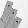 Champion CMSCY002/CMSCH002 Men's High Socks, Plain Socks, 3-Pair Set, Half