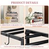 4 Pack Expandable Wall Mounted Shoe Rack, 17"-31" Adjustable Hanging
