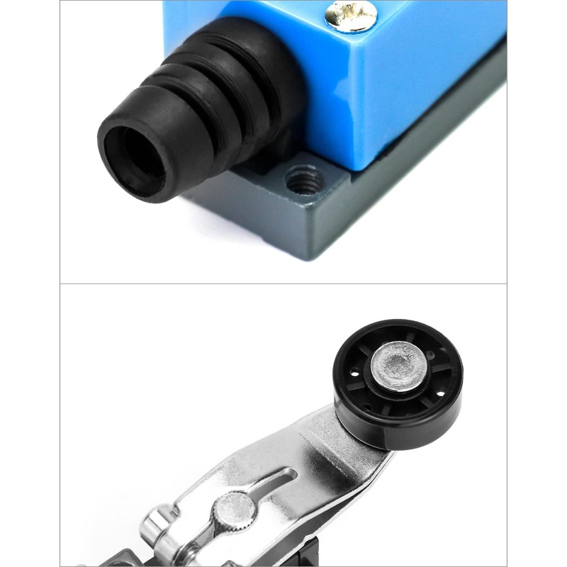 QWORK Roller Swivel Lever Limit Switch ME-8104 10A 250VAC Pack