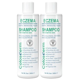 Colosderm Eczema Shampoo for Sensitive Skin – 8 Oz – Pack of 2