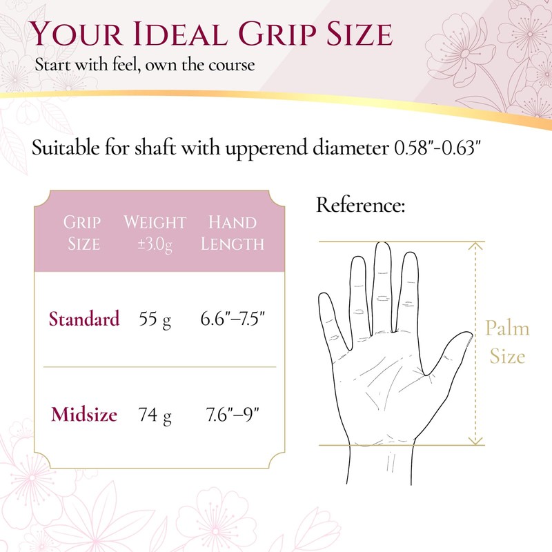SAPLIZE Women's Exclusive Golf Grips, 13 Pack Soft Rubber Golf