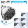 HAOXIN Double Shower Head with Manifold Shut-Off Valve and Shower
