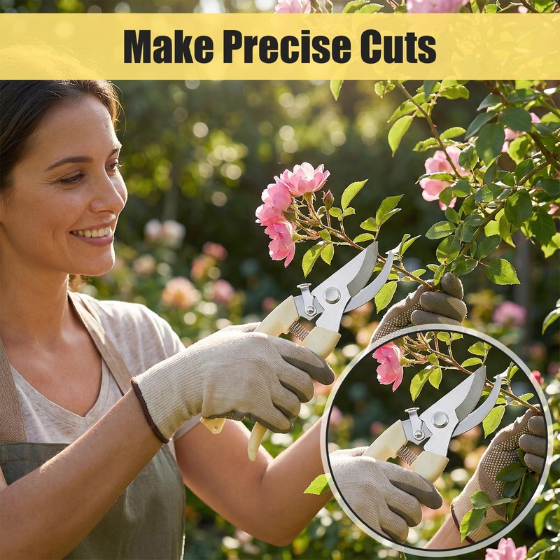 12 Pcs Garden Shears Pruning Garden Clippers Bulk Bypass Pruner