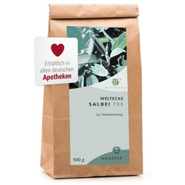 Weltecke Sage Tea Loose 250 g | Pharmacopoeia Quality Made & Controlled in Germany | Aromatic Herbal Tea | Freshly Bottled, Delivered Directly | Dried Sage Leaves