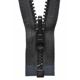YKK Reversible Zip No. 580 Black, Length 66 cm