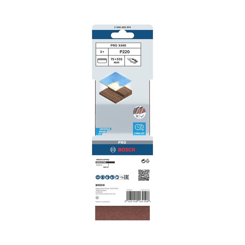 Bosch Best For Wood + Paint 75x533 mm X440 Sanding