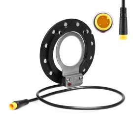 Electric Bike Pedal Assist System (PAS) with Speed Sensor and Dual Hall Sensors - Fast Assembly, 3-Pin Male Connector - E-Bike Conversion Cycling Accessories