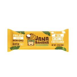 JanaBanana Plant Based bar with Coconut (Pack of 12)