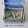 カール事務器 手提げ金庫 小型 キャッシュボックス B7 ブルー CB-8100-B