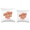 Vibrate Higher Fitness Groovy Pisces Zodiac Throw Pillow, 16x16, Multicolor