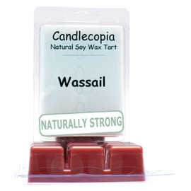 Candlecopia Wassail Strongly Scented Hand Poured Vegan Wax Melts, 12 Scented Wax Cubes, 6.4 Ounces in 2 x 6-Packs