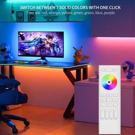 Xnbada RC03RF Wireless 2.4G RF 4 Zone RGB RGBW RGBCCT Wall Mounted & Mobile Smart Remote Powered by 2XAAA Batteries 3V Work with C03W C03Z C04W C05Z Controller