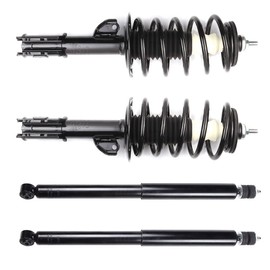 Front Left 2pair Strut with Coil Spring Assembly Fits for 2012-2016 for Toyota Prius C Complete Strut OE 172289 343442