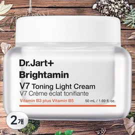Dr. Jart Skin Soothing Skin Moisture Brightamine V Seven Toning Light Cream 2 x 50ml / 닥터자르트 피부진정 피부수분 브라이타민 브이세븐 토닝 라이트 크림 2개 50ml