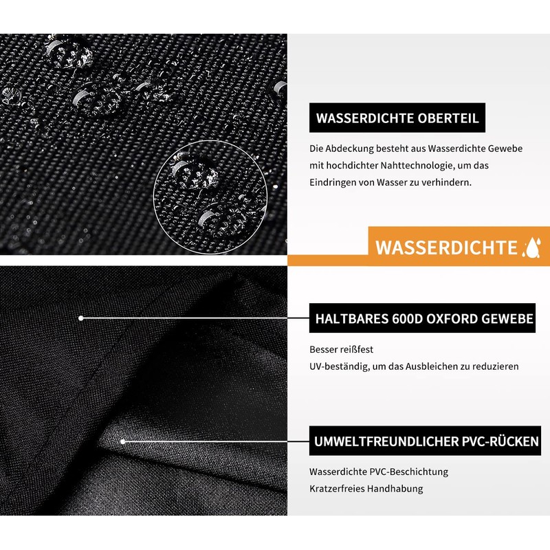 Dokon Grill Cover, Kettle Grill Cover, Waterproof, Breathable, Oxford Fabric,