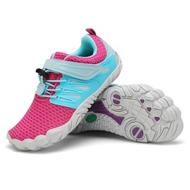 SAGUARO Barefoot Shoes Children's Barefoot Shoes Quick Drying Bathing Shoes for Boys Girls Size EU 24-36 / UK 7-3 (Barfussschuhe Kinder) - Red (red B), size: 36 EU