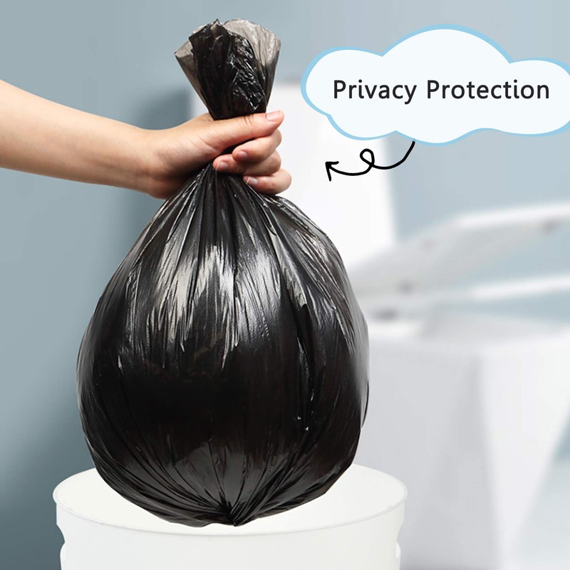 PetsHome Trash Bags, Garbage Bags, 100 Count 6 Gallon [Extra