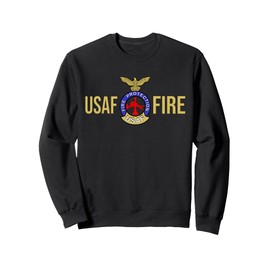 US AIR FORCE USAF FIRE PROTECTION RESCUE HAZMAT Sweatshirt