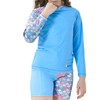 Ovovod Girls Swimsuit Two Piece Rash Guard Set for 4-14