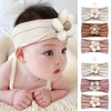 Nirvany 3 Pcs Baby Flower Headband, Nylon Baby Girl Headbands