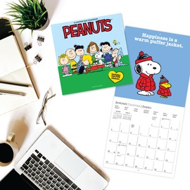 Graphique 2026 Peanuts Wall Calendar | 12” x 12” | Thick Paper | Home & Office Organizer | Large Monthly Grid | 3 Languages & Marked Holidays | 4 Month Preview Page for 2027