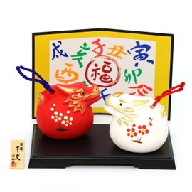 Chinese Zodiac Figurine Tatsu Shoho Kiln Kaifeng Luck Doi Bell Feng Shui Interior Chinese Zodiac Decoration New Year New Year Tatsu Dragon Dragon Lucky Lucky Lucky Entrance Decoration Dochin Bell